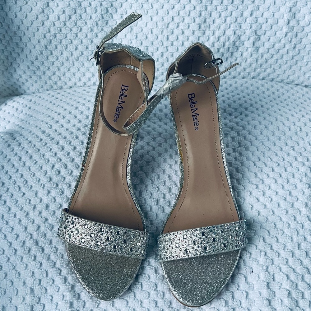 39- Shoes - New - glittery sparkly rhinestones heels. #SB7